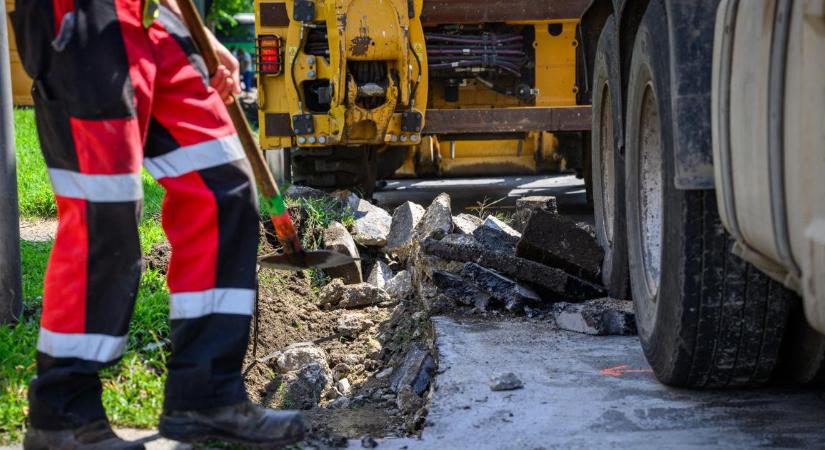 Folytatódik a 33-as főút felújítása Debrecenben: megújul a Füredi út újabb szakasza