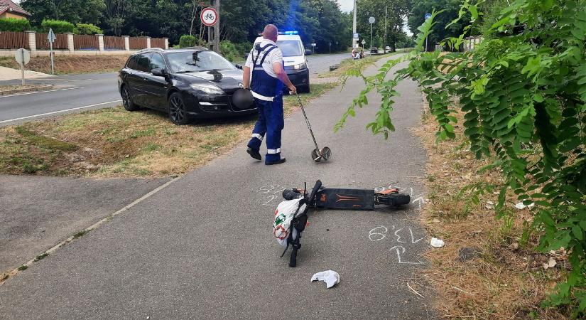 Csúnyán összetörte magát a fiatal rolleres Nyírteleken, a mentők azonnal kórházba szállították! (fotókkal)