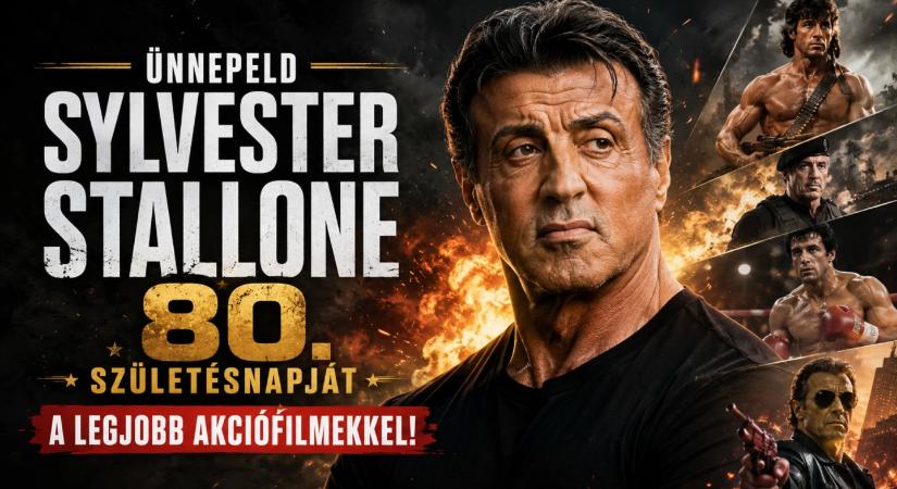 Ünnepeld Sylvester Stallone 80. születésnapját a legjobb akciófilmekkel!