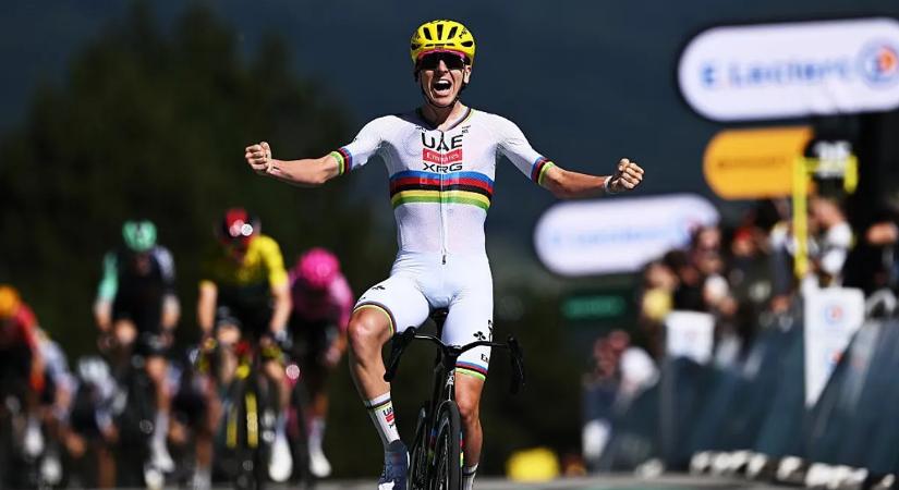 Pogacar az első franciaországi befutó megnyerésével átvette a sárga trikót a Tour de France-on