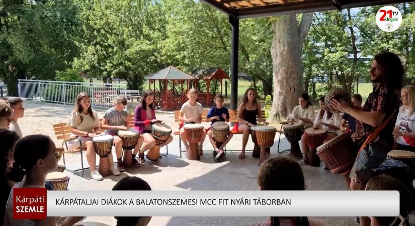Kárpátaljai diákok a balatonszemesi MCC FIT nyári táborban (videó)