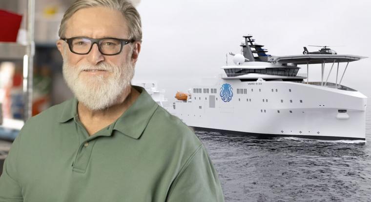 Amíg széthullik a játékipar, Gabe Newell 248 milliárdos álomhajókat építget