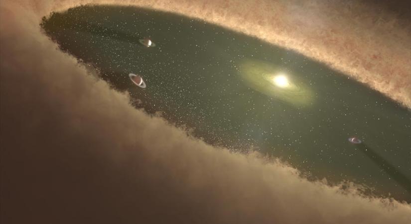Bolygókeletkezésre utaló forgószelet figyeltek meg magyar csillagászok