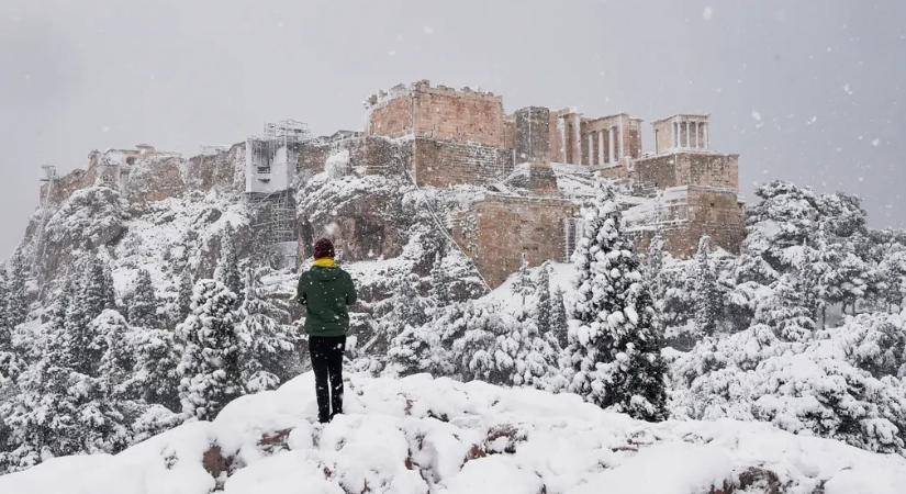 80 éve nem volt akkora havazás Görögország városaiban, mint 2021-ben