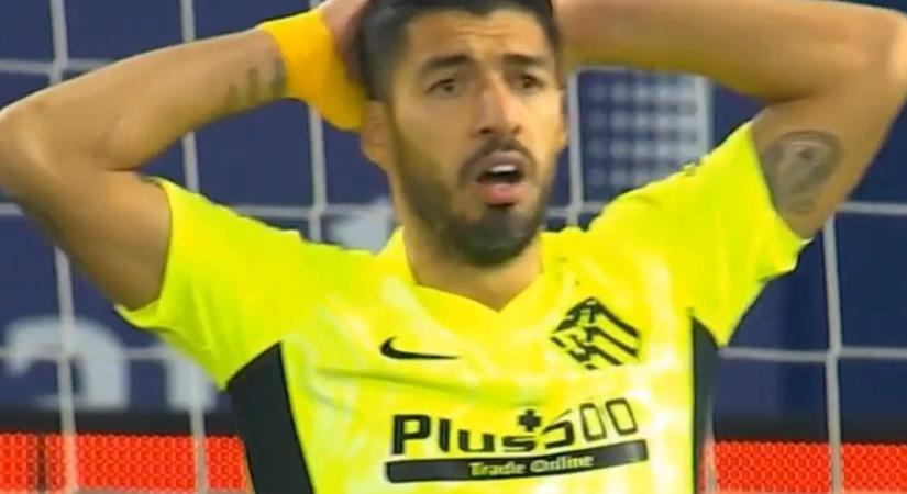 Luis Suárez sohasem fogja elhinni, hogy kimaradt ez a helyzet – VIDEÓ
