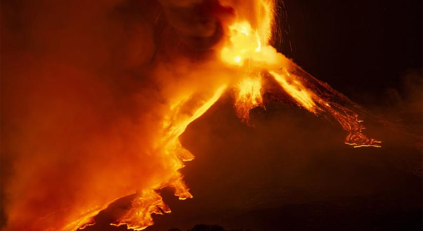 Itthon is érzékelték az Etna robbanását