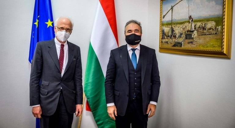 Németország budapesti nagykövetével egyeztetett a magyar agrárminiszter