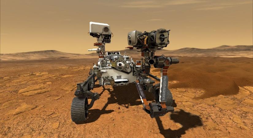 Mars-expedíció: 7 perc alatt landol a Perseverance a vörös bolygó felszínére