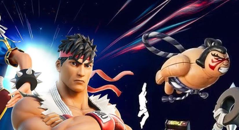 Street Fighter x Fortnite: megérkezett Ryu és Chun-Li a szigetre