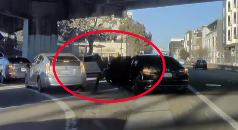Aljas új módszerük van a tolvajoknak, ha nem figyel, így törhetik fel a kocsiját a dugóban - videó