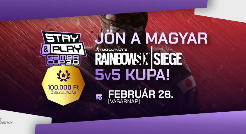 Nevezésre fel: vasárnap jön a Stay & Play 3.0 Rainbow Six: Siege versenye