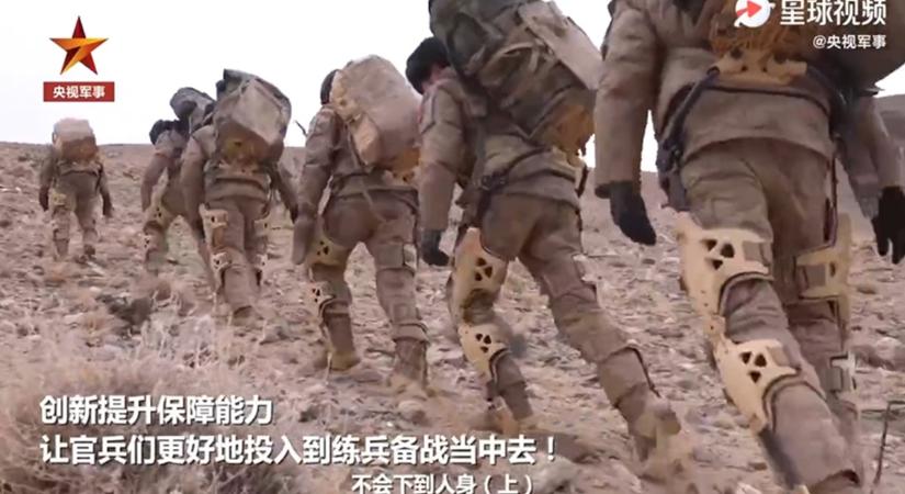 Kína bevetette exocsontvázzal felturbózott katonáit