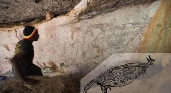 Darázsfészkek alapján jöttek rá, hogy ez a sziklrarajz több mint 17 ezer évvel ezelőtt készült