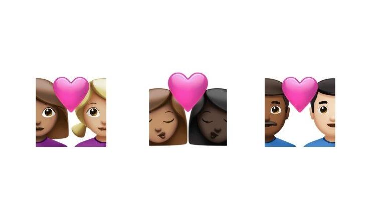Több azonos nemű pár és szakállas nő is szerepel az új Apple emojik között