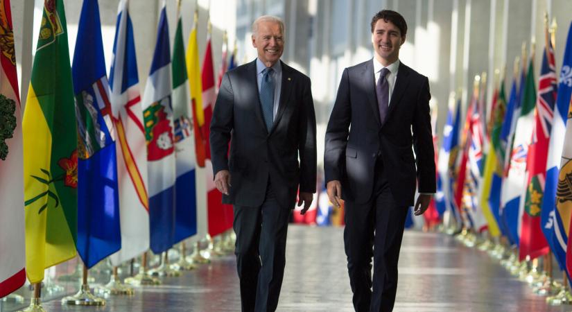 Joe Biden a kanadai kormányfővel tárgyalt először személyesen