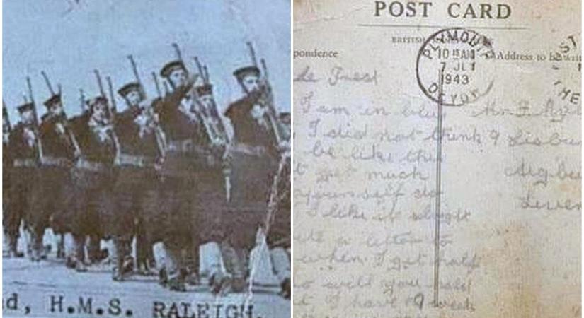 77 év elteltével ért célba a háborús képeslap