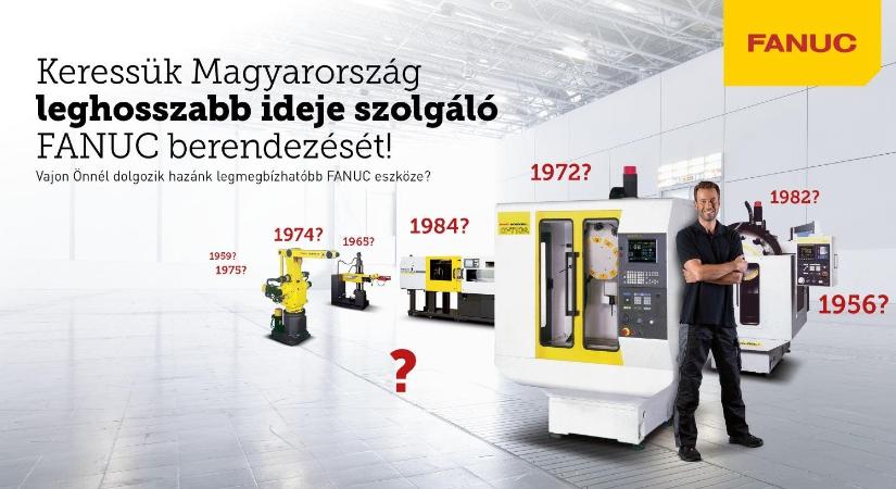 Kampányt indít a japán gyártásautomatizálási óriás, hogy megtalálja Magyarország leghosszabb ideje szolgáló FANUC berendezését