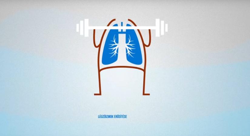 Így erősítheti légzőizmait – A Semmelweis Egyetem oktatóvideója