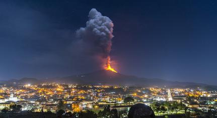 Magyarországot fenyegeti az Etna, hatalmas kénfelhő közeledik