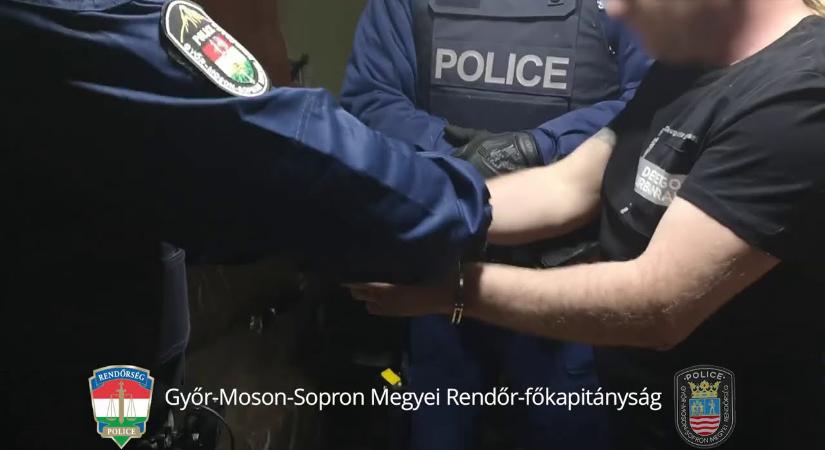 Lecsaptak a rendőrök a családi vállalkozásként üzemeltetett drogüzletre Győr-Moson-Sopron megyében
