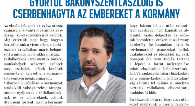 Dr. Gasztonyi László lesz a DK másik győri képviselőjelöltje