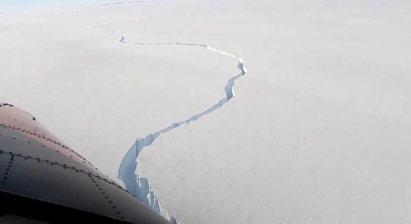 Leszakadt egy London méretű jéghegy az Antarktiszról