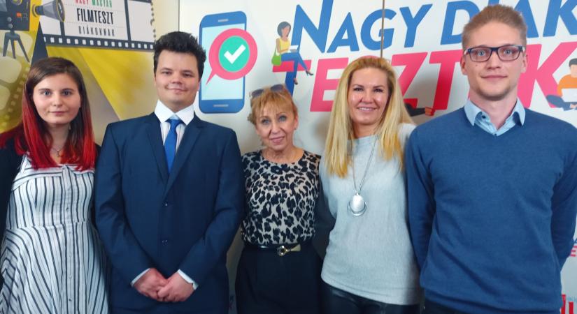Győri diákok diadalmaskodtak a Nagy Magyar Filmteszt országos vetélkedő budapesti döntőjén