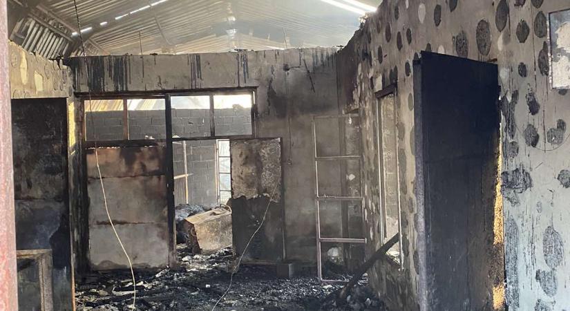 Tűz ütött ki egy munkácsi farmon: 165 disznó pusztult el