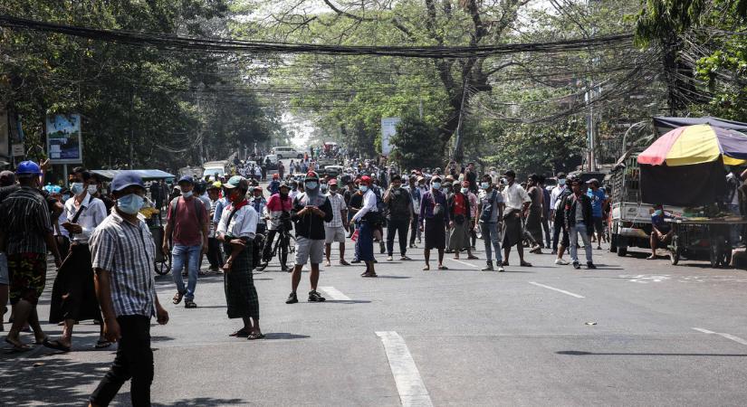 Erőszakkal vetettek véget a mianmari tüntetésnek