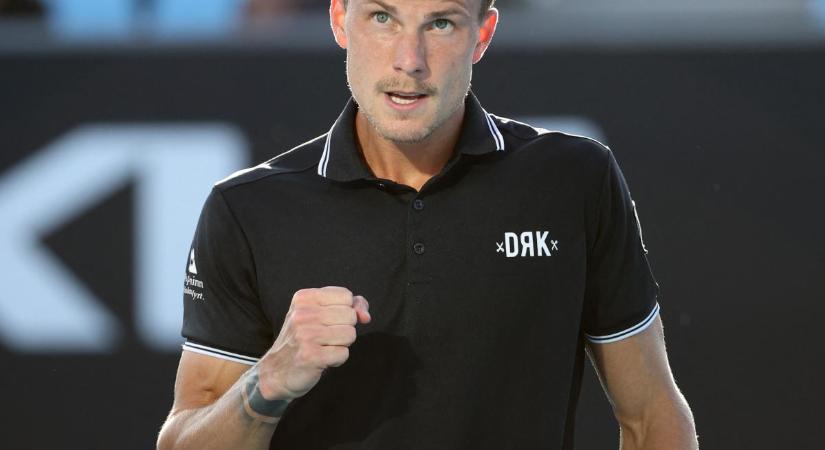 Tenisz: Fucsovics két szettben jutott tovább Rotterdamban