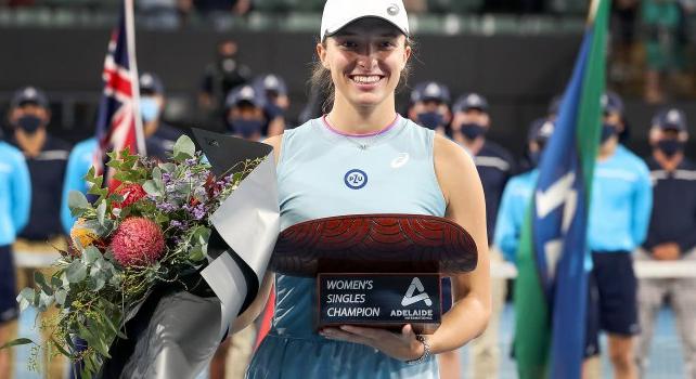 Swiatek magabiztosan győzött az Adelaide-i keménypályás tenisztornán