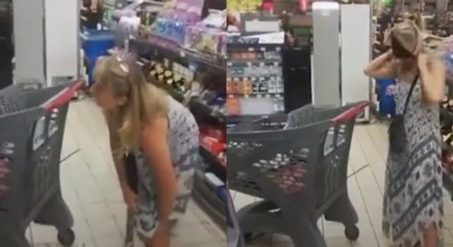Letolta a bugyiját és az arcára tette, miután felszólították a boltban, hogy vegyen maszkot – videó