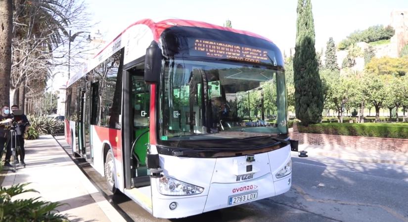 Vezető nélküli autóbuszt tesztelnek Málagában