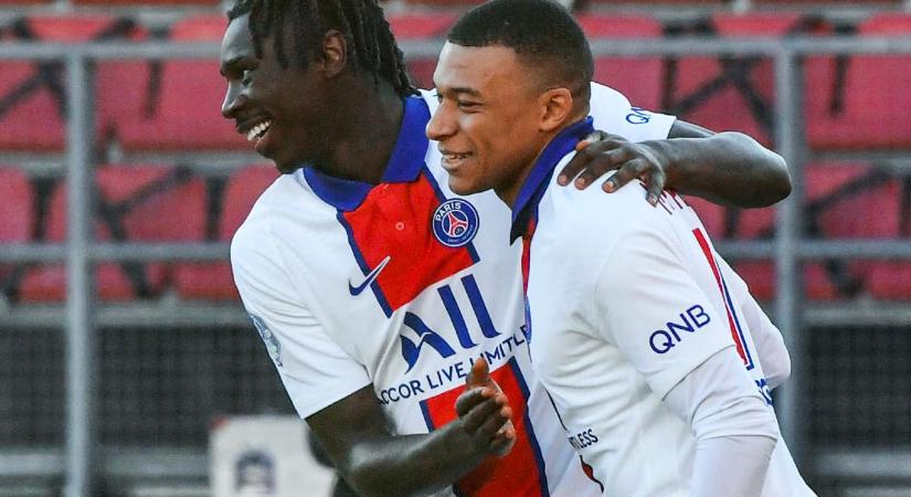 Ligue 1: Mbappé duplázott, a PSG könnyedén nyert idegenben
