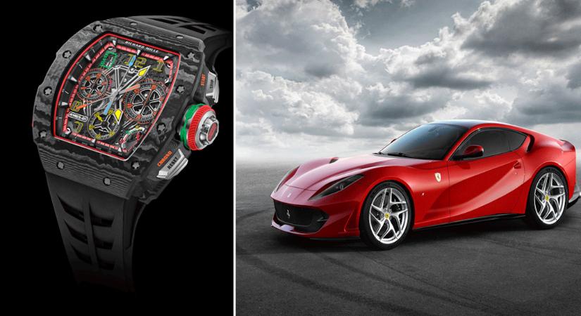 Versenyautók a csuklón: a Ferrari és a Richard Mille is partnerségre lépett