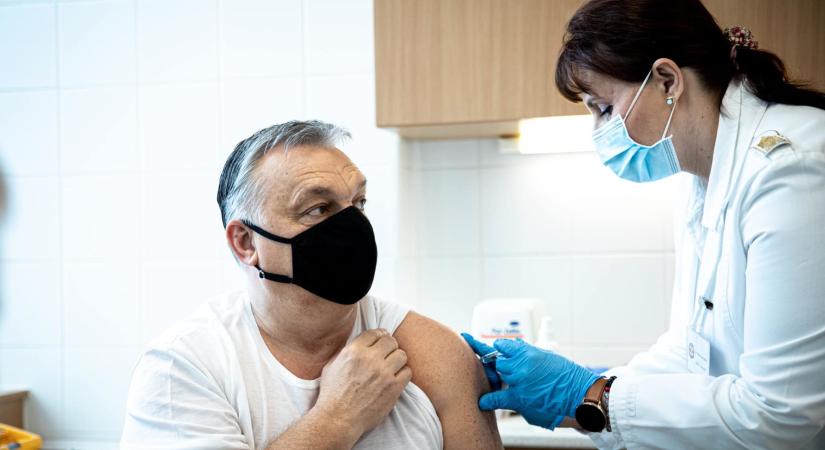 Orbán Viktor miniszterelnök is megkapta a koronavírus-elleni védőoltást