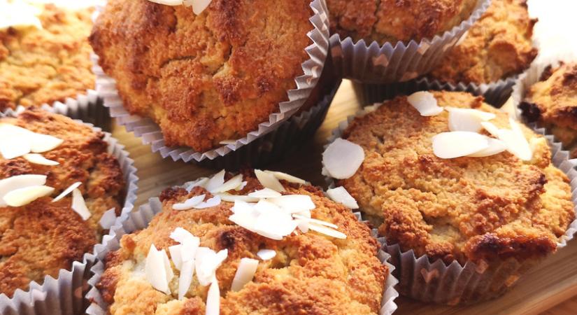 Szaftos, puha narancsos muffin mandulalisztből – Gluténmentes édesség egyszerűen