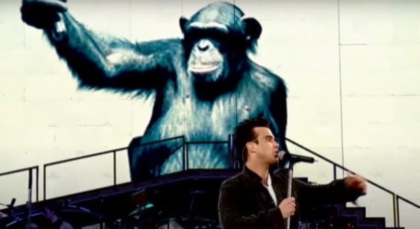 Rendhagyó életrajzi film készül Robbie Williamsről, amelyben egy CGI-majom játssza a popsztárt
