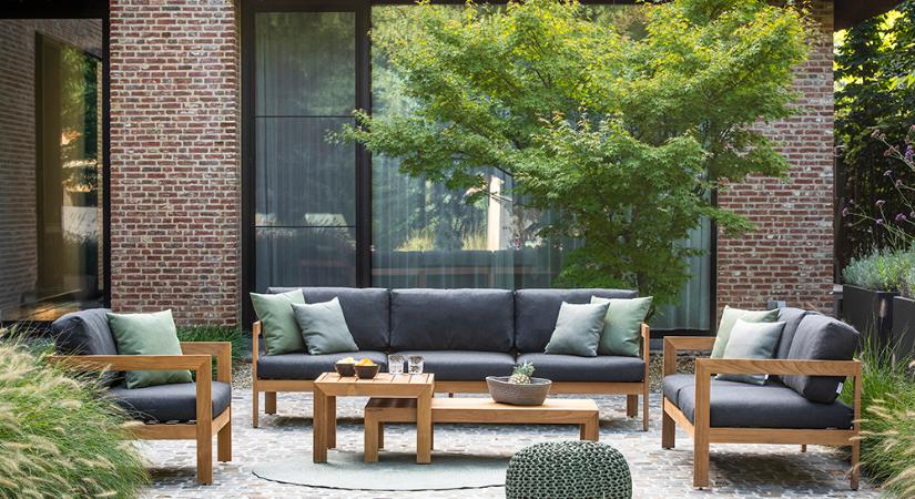 Modern és kényelmes kerti bútorok 1600 négyzetméteren