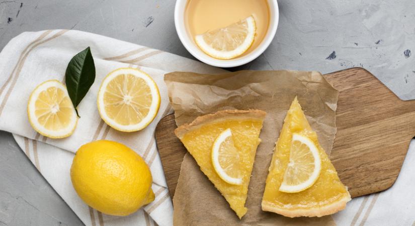 Abbahagyhatatlanul finom citromos pite: az omlós tésztán lágy krém terül el