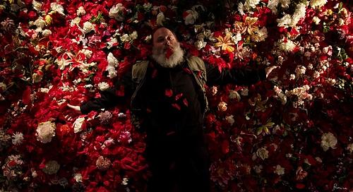 Rózsák között ébredt egy szakállas bácsi