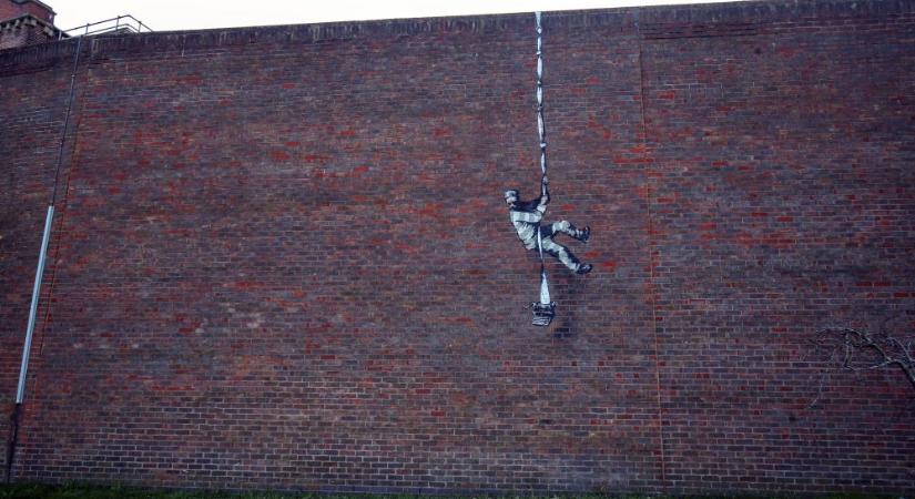 Banksy újra lecsapott, ezúttal a readingi fegyház falára