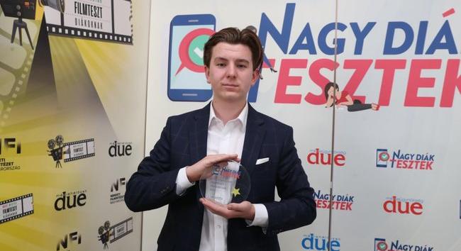 A Győri Nemzeti Színház színésztanonca nyerte az országos filmversenyt