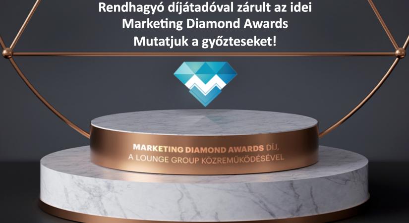 Rendhagyó díjátadóval zárult az idei Marketing Diamond Awards
