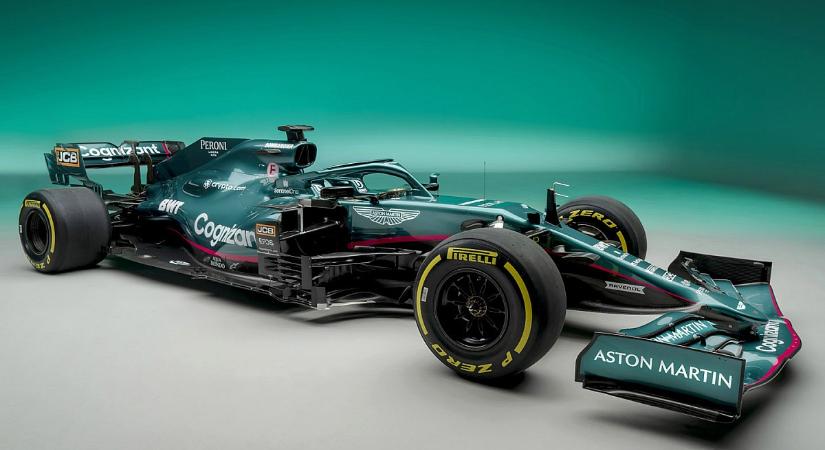 Bemutatták Vettelék új autóját, a 2021-es Aston Martint – visszatért a brit versenyzöld! (galéria)