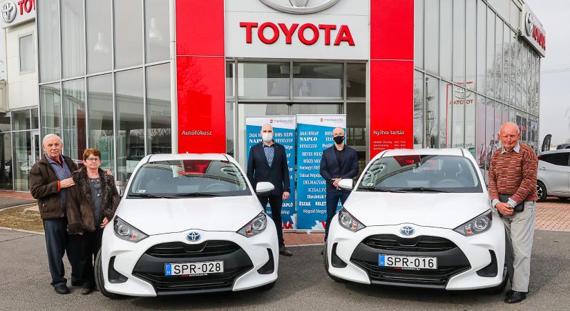 A Fejér Megyei Hírlap és a Zalai Hírlap egy-egy olvasója nyerte a Toyota Yaris Hybridet