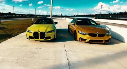 Egymás mellett a régi és az új BMW M4 - melyiket választanád?