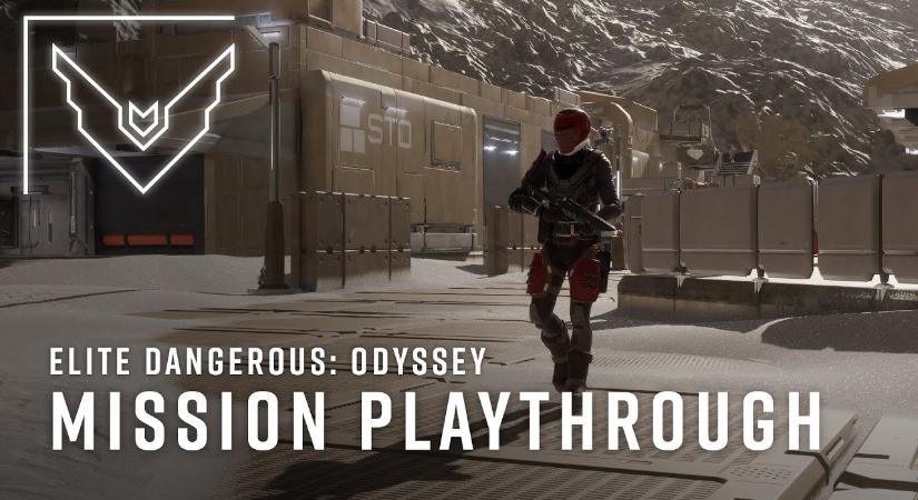 Gameplay videón az Elite Dangerous: Odyssey expanzió