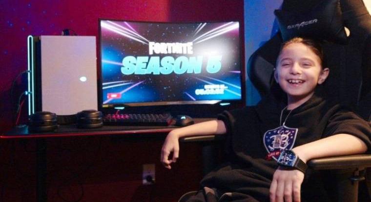 Nyolc éves és milliókat keres a Fortnite egyik profi játékosa