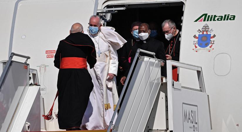 Ferenc pápa megérkezett Irakba - galéria
